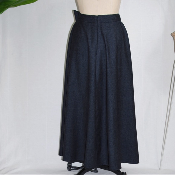 VINTAGE Bernard Zins Kashmir & Wool Skirt - Picture 3 of 8